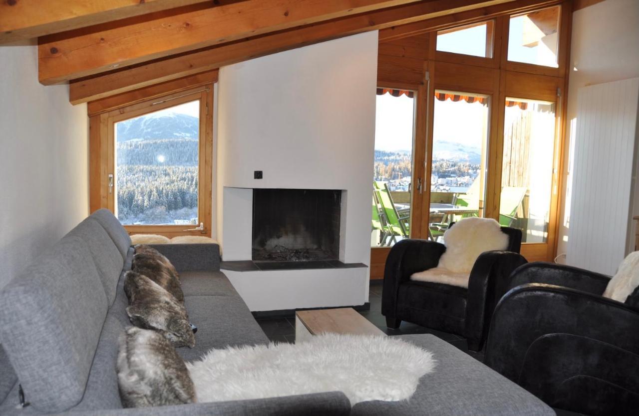 Crap Da Flem - 3.5 Zimmer Ferienwohnung Am Sonnenhang Von Flims Buitenkant foto