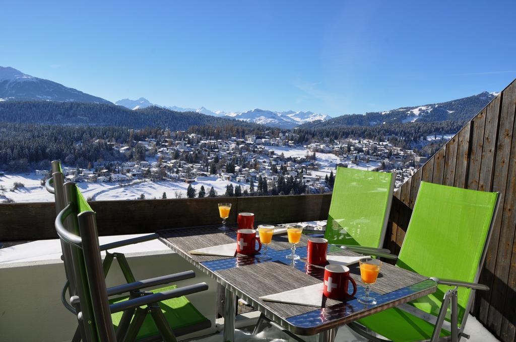 Crap Da Flem - 3.5 Zimmer Ferienwohnung Am Sonnenhang Von Flims Buitenkant foto