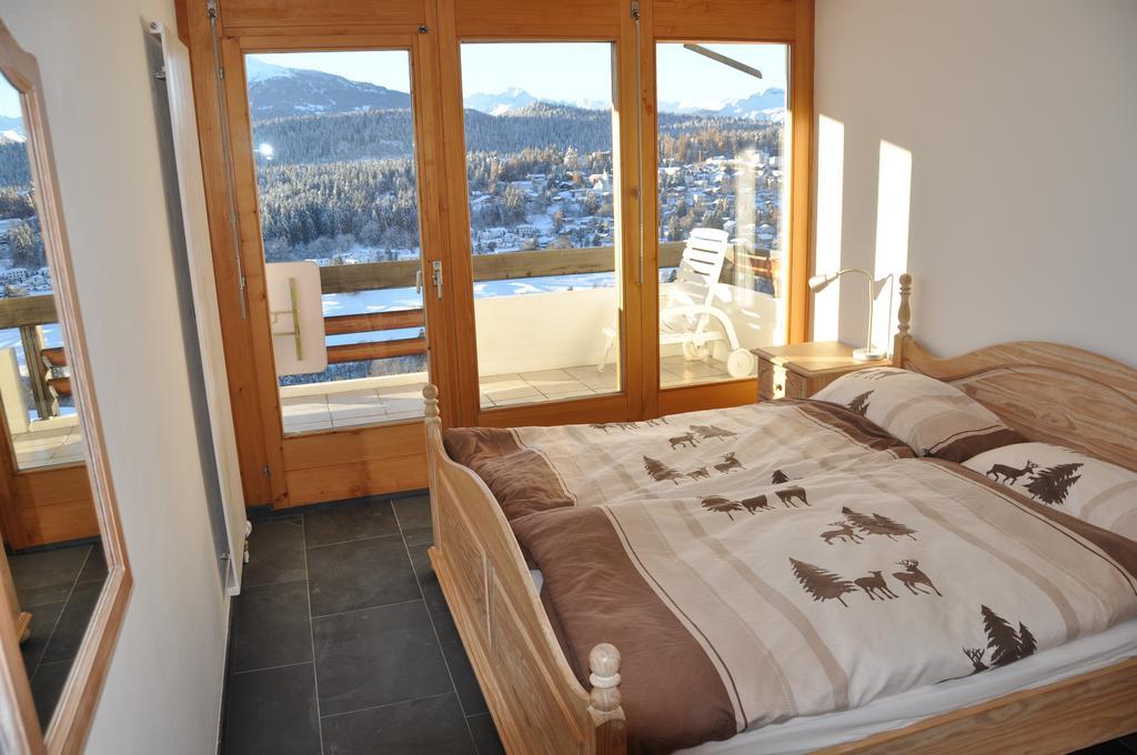 Crap Da Flem - 3.5 Zimmer Ferienwohnung Am Sonnenhang Von Flims Buitenkant foto